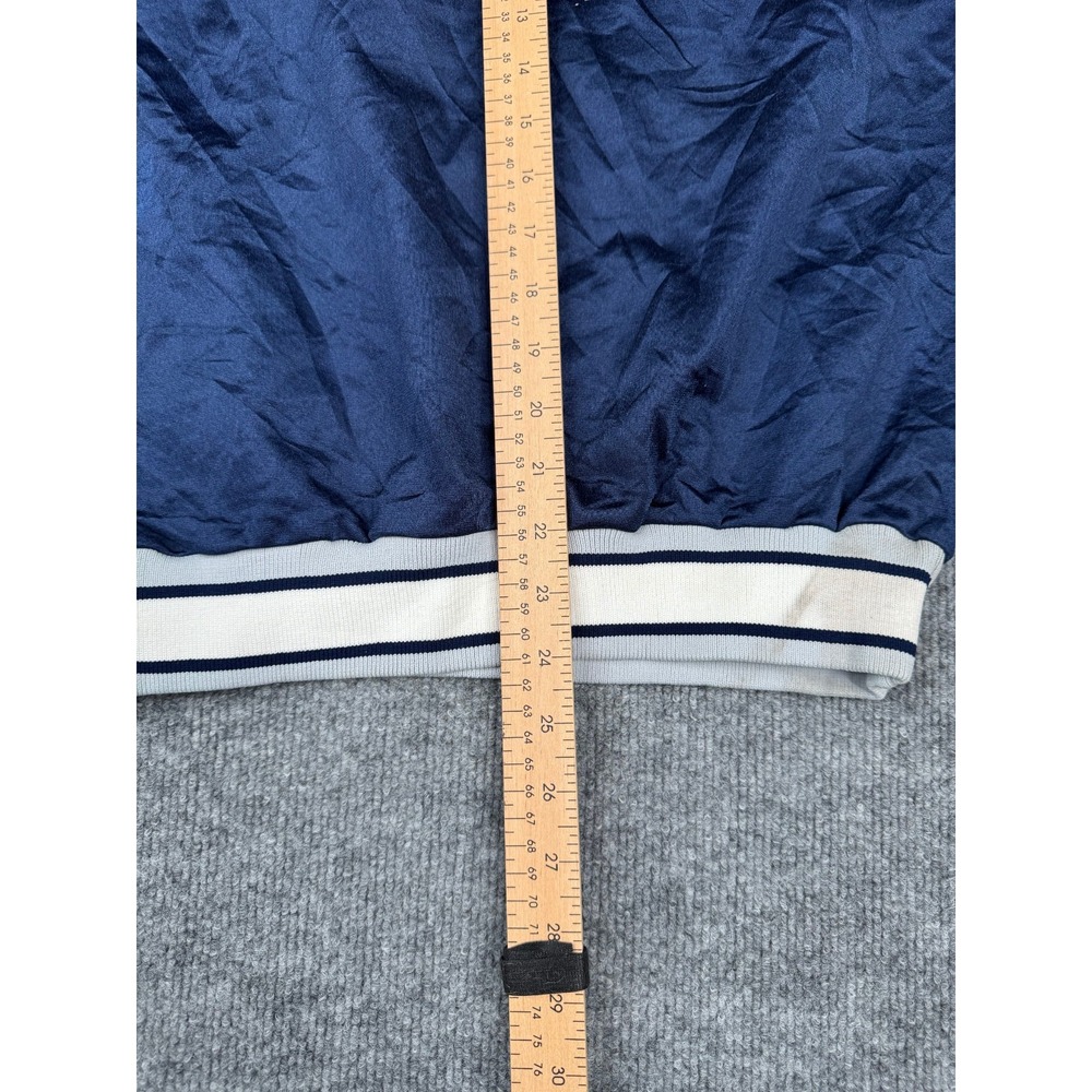 Vintage Champion USA V-Neck Pullover Windbreaker Navy White Trim Size Small 90s - Picture 11 of 16
